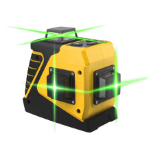 Laser level 3D 12 lines green beam 360 degree cross line self leveling automatic leveling machine for construction